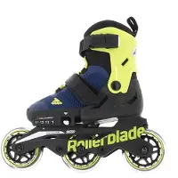 Rollerblade Rullaluistimet - Microblade 3WD - Blue/Lime - Sisään - - 28/32 - Rullaluistimet