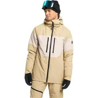 Tenson Men's Kiroro Ski Jacket Beige Laskettelutakit vuorelliset M