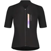 Bioracer Icon gravel -lyhythihainen pyöräilypaita musta naiset