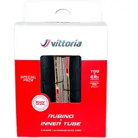 Vittoria 2x Rubino V G2.0 700c X 28 + 2x Tubes Maantiepyörän Rengas