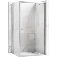 REA suihkukaappi Primo Swing 100x70 Chrome