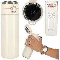 Sans marque Lämpökuki LED-näytöllä, 420 ml, beige