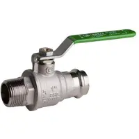 Pettinaroli Heavyduty fullway ball valve with press fittings ends press
