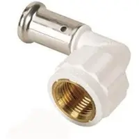 Henco bent 90° female iron adapter 20 mm x 34