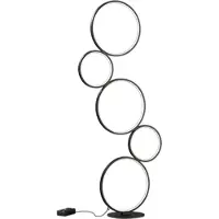 TRIO Rondo LED lattiavalaisin 115cm 36W 3000K mattamusta