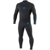 Ocean & Earth Surf School 5 Mm Pitkähihainen Neopreenipuku Jossa Vetoketju Selässä