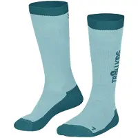 TROLLKIDS Kid's Ski Socks Hiihto- ja laskettelusukat Lapset koko 35-38 väri turkoosi