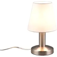 TRIO Mats II pöytävalaisin E14 24cm valkoinen