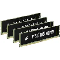 Corsair 64GB (4 x 16GB) WS DDR5 RDIMM, DDR5 5600MHz, CL40, 1.25V