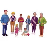 Miniland Eurooppalaiset Perhehahmot 8 Yksiköt