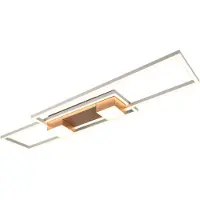 TRIO Albany LED kattovalaisin 2700-6500K 100cm 37W kahvinruskea