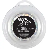 Black Magic Shock Leader Supple Trace 100 M Fluorikarboni