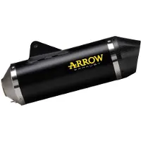 Arrow Race-tech Aluminium Dark With Carbon End Cap Ktm 690 Smc R/690 Enduro R ´19-21 Ei-hyväksytty äänenvaimennin