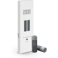 Moods & More - AA-paristo 12 kpl musta