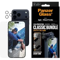 PanzerGlass 2-in-1 Classic Bundle iPhone 17 Pro Max w. FASTFIT IN-A-BOX