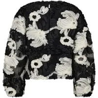 Co'Couture Pusero 'Fleur' musta / valkoinen