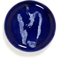 Serax Ottolenghi Feast lautanen S Ø19 cm 2-pakkaus Dark blue-pepper white