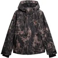 Superdry Hooded Ski Shell Jacket - Multi/patterned - XXL