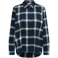 ONLY Onlwren Check Shirt Wvn - Navy - S
