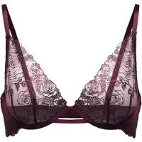 Hunkemoller Hollie Up - Burgundy - 85 B