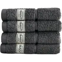 Gant Premium Towel 30X30 4-Pack - Grey - 30X30