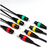 Zoom XLR-4c/CP XLR Mic Cables with Color ID Rings