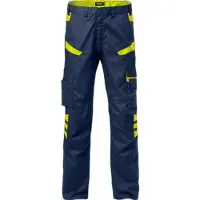 Fristads Housut 2552 STFP, laivastonsininen/huomiokeltainen, D96