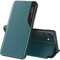 Mtp Products Samsung Galaxy A17 Smart Clear View Lompakkokotelo - Vihreä