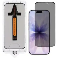 Mtp Products iPhone 17 yksityisyyden Panssarilasi asennustyökalulla - 9H - musta reuna