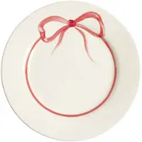 Pick a Poppy Bow lautanen Dark Pink, 28 cm