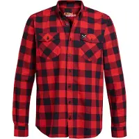 Stihl Plaid Shirt punainen / musta Punainen/Musta XS