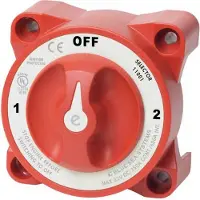 Blue Sea Systems Akun Kytkin 0-1-2