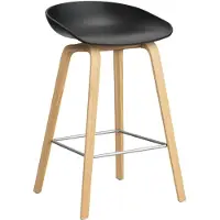 HAY Aas 32 2.0 Baarijakkara 65 Cm Lakattu Tammi / - Baarijakkarat Polypropyleeni Musta - AA003-D168-AA51-01UF