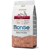 Monge Dry Dog Natural Superpremium Spec. Line Mini Adult kuivaruoka pienten rotujen koirille lohen kanssa, 7,5 kg