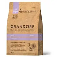 GRANDORF kuiva ruoka aikuisille pienikokoisille koirille kalkkunalla, 3kg
