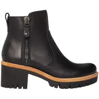 Panama jack Pauline Block Heel Zipper -nahkanilkkurit