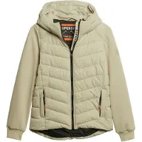 Superdry Hood Storm Hybrid Padded Jkt - Beige - 8