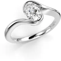 Festive Auréa 0.50 ct timanttisormus 14-734-050-VK-LABGVS1