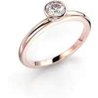 Festive Auréa Bezel 0.30 ct timanttisormus 18-741-030-PK-LABGVS1