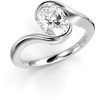 Festive Auréa 1.00 ct - VKS Voittaja 2025 timanttisormus 18-734-100-VK-LABGVS1