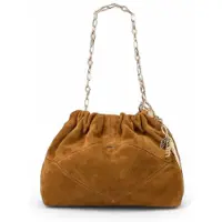 Ba&sh for woman. 2H25MJTS June brown leather handbag (OSFA), Casual