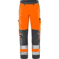 Fristads Vihreä Housut Huomio Luokka 2 2651 GPLU Huomio-oranssi C160