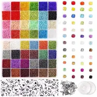 Pro Seed / Rocailles Beads Kiera Kit - KREA DIY Korusetit eri helmien kanssa - 35000 kpl