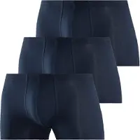 Schiesser 3-Pack Of Shorts, Multi-Colored - 95/5 - Navy - M