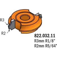 Cmt Reitittimen bitin lisävaruste 822.032.11; D=28/34x8,7 mm