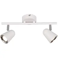 TRIO Toulouse LED spottivalaisin 2x3,5W 3000K 34cm mattavalkoinen