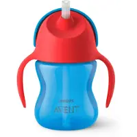 Philips AVENT Pillimuki Kahvalla 200ml, Sininen/Punainen