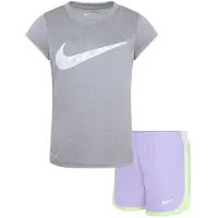 Nike Kids Printed Clutempo Lyhythihainen Setti