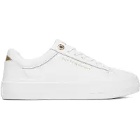 Tommy Hilfiger Th Foxing Platform Leather - White - 36