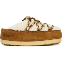 Moon Boot for woman. 80D1470100 Evx Shearling brown clogs (35/36), Leather, Flat, None, Casual